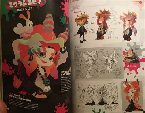 Photos From The New Splatoon 2 Art Book Nintendo Everything