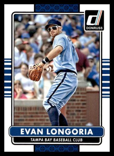 2015 Donruss 164 Evan Longoria Tampa Bay Rays EBay