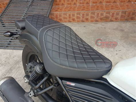 Dual leather seat / Motozaaa | Honda Rebel 300, 500, & 1100 Forum