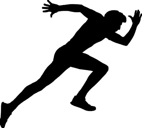 Sprint Silhouette Running Sport - Running Person png download - 797*720 - Free Transparent png ...