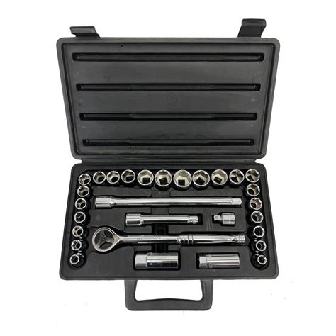 Mastercraft Piece Metric Sae Socket Wrench Set Otl Webstore