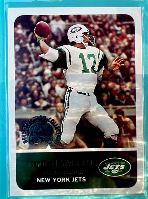 2000 Fleer Greats Of The Game Retrospection Collection Joe Namath 8 NY