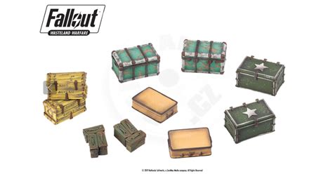 Fallout: Wasteland Warfare - Terrain Expansion - Cases and Crates