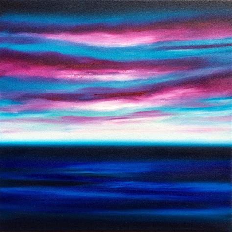 Twilight Sky Painting by Julia Everett | Saatchi Art