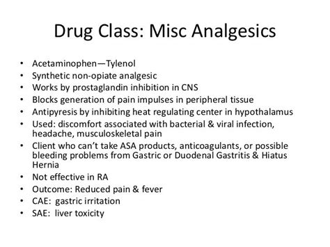 Pharmacology Pain Management 3