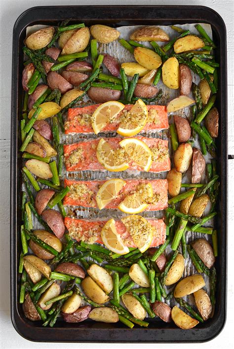 Sheet Pan Lemon Pepper Salmon And Veggies Simple Seasonal