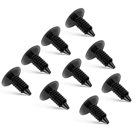 100x 8mm Bumper Clips Auto Car Hole Plastic Rivets Fastener Fender Push Pin New Ebay