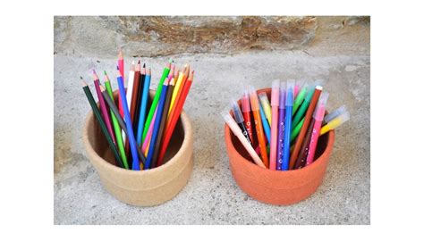 Petite Corbeille Ronde En Feutre Coloris Rose Fait Main