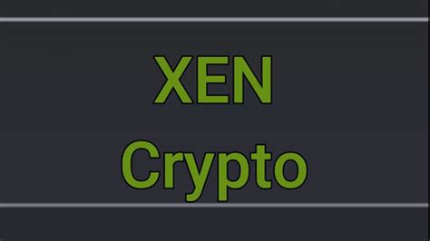 Xen Crypto Technical Analysis And Price Prediction News Today Youtube