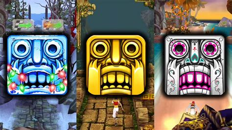 Temple Run Frozen Shadows Vs Temple Run Vs Temple Run Spirits Cove