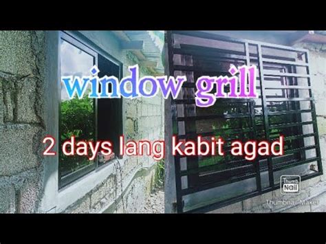 How To Make Window Grills Paano Gumawa Ng Window Grills YouTube