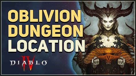 Oblivion Dungeon Location Diablo Youtube