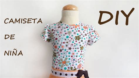 Costura Como hacer una camiseta de niña Patron camiseta Vestidos