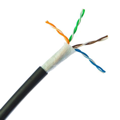 1000Ft Outdoor CAT 5E Direct Burial Cable With Waterblock Tape