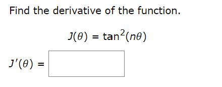 Solved Find the derivative of the | Chegg.com