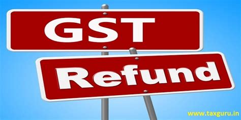 Refund Under Gst Scope And Types