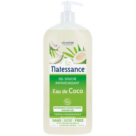 Gel Douche Eau De Coco L Natessance Acheter Sur Etiketbio Eu