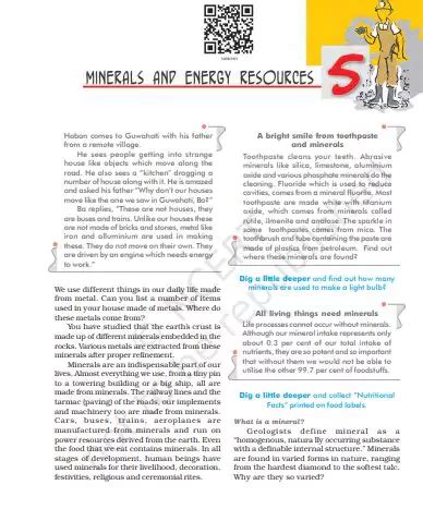 Pdf Minerals And Energy Resources Ncert Textbook Pdf Panot Book