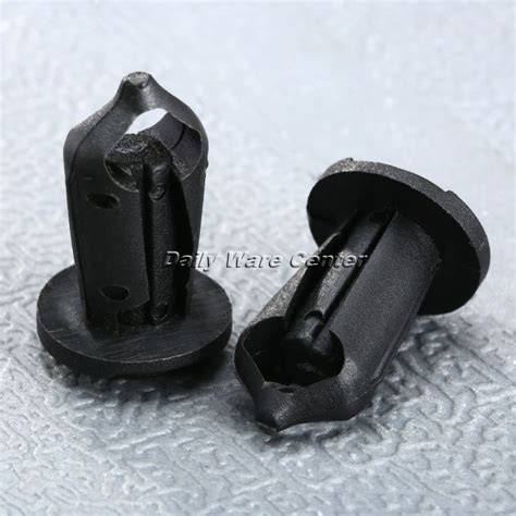 X Auto Fastener Push Retainer Bumper Fender Clip Engine Cover Plastic