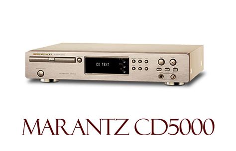 Marantz CD 5000 Hifi Wiki