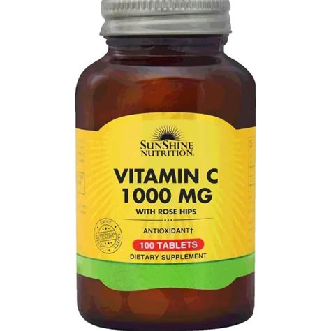 Sunshine Nutrition Vitamin C Mg Tablets