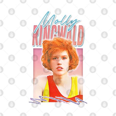 Molly Ringwald Retro Aesthetic Style Fan Art Design Molly Ringwald