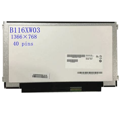 Panel De Pantalla Led Lcd Para Ordenador Port Til Pantalla De