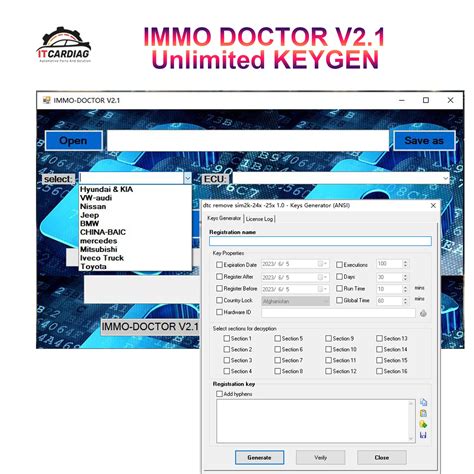 2023 IMMO DOCTOR V2 1 MULTI BRAND With Unlimited KEYGEN Immo Off Immo