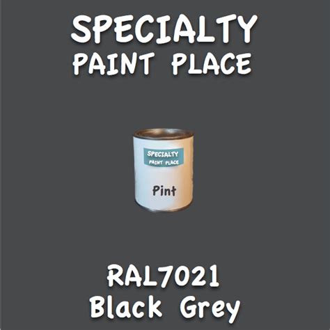 Ral 7021 Black Grey Pint Can