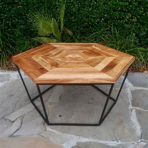 Hexagonal Coffee Table Nadeau Detroit Table Hexagon Coffee Table