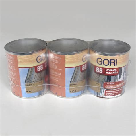 3x Gori 88 Treibholz 2076 Compact Holzfarbe Lasur außen 0 75 L insg 2