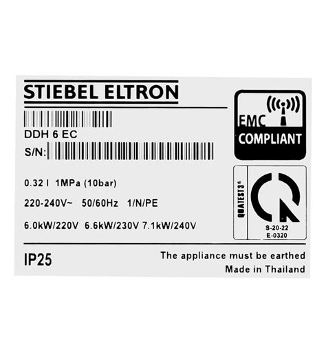 Stiebel Eltron DDH 6 EC Máy Nước Nóng Trực Tiếp Đức Giá Tốt