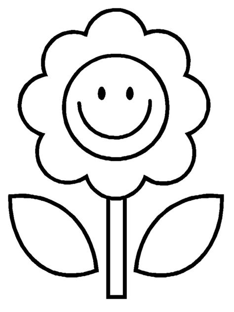 Free Cute Flower Clipart Black And White, Download Free Cute Flower ...