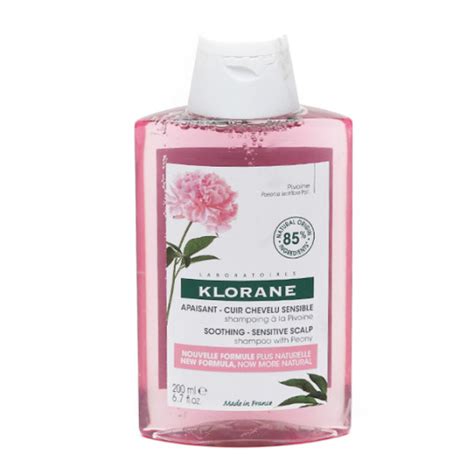 Klorane Shampoing Apaisant à la Pivoine Bio Cuir chevelu sensible