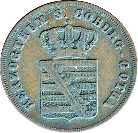 Pfennig Ernest I Duchy Of Saxe Coburg And Gotha Numista