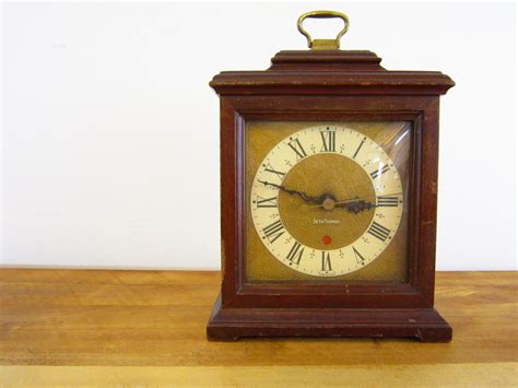 Vintage Seth Thomas Mantle Clock Buckingham Carriage Clock Etsy