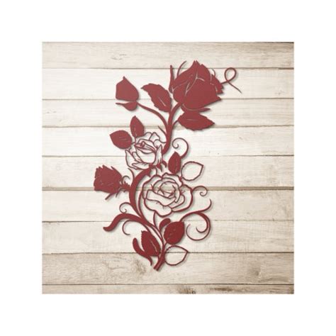 Metal Rose Wall Art Metal Flower Wall Art - Etsy