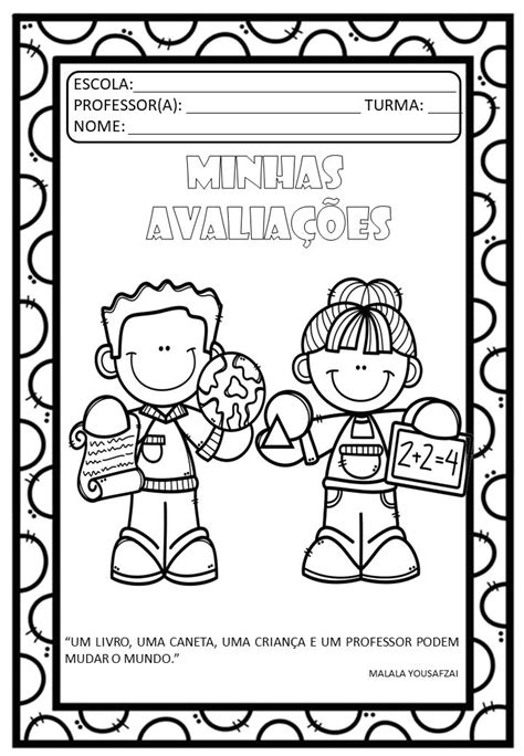 Capa Minhas Avaliações - CAPA DE AVALIAÇÕES | CAPA MINHAS AVALIAÇÕES | Capa para avaliações 2 ...
