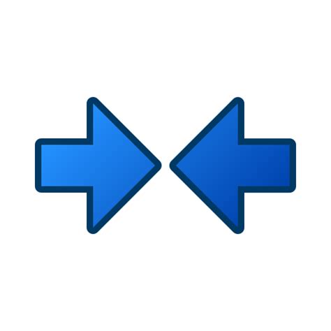 Left and right arrows Generic gradient lineal-color icon