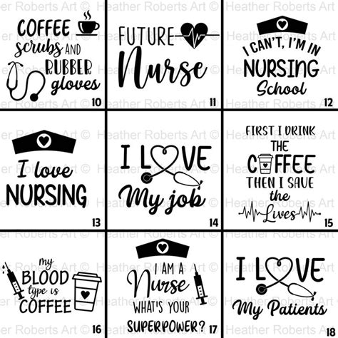 Nurse Svg Bundle Nurse Quotes Svg Doctor Svg Nurse Superhero Nurse