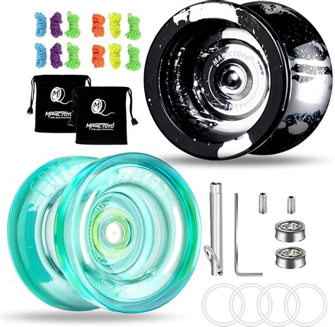 Amazon Pack Of Responsive Yoyos N Black Silver Yoyo And K