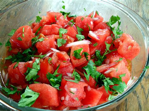 Watermelon And Tomato Salad Veronicas Cornucopia