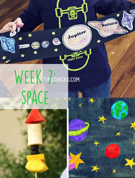 Space Week Recap Summer Survival Series thecraftingchicks.com