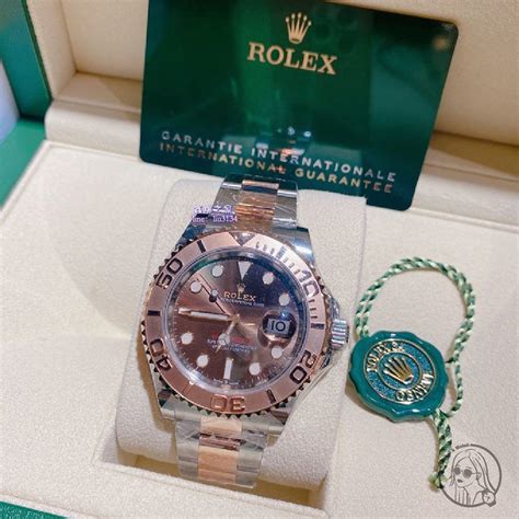 Rolex Yacht Master 126621 玫瑰金｜巧克力🍫小遊艇🔺2022保卡｜全新品 蝦皮購物