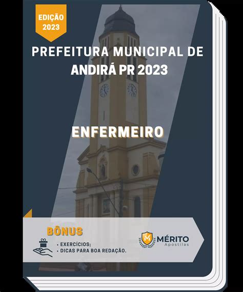 Apostila Enfermeiro Prefeitura de Andirá PR 2023 Mérito Apostilas