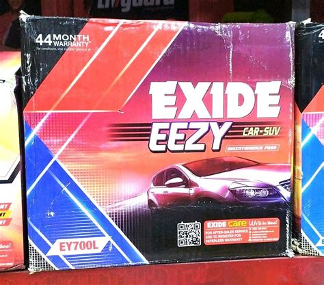 Capacity 65 Ah Exide Mileage Red Car Battery Model Name Number