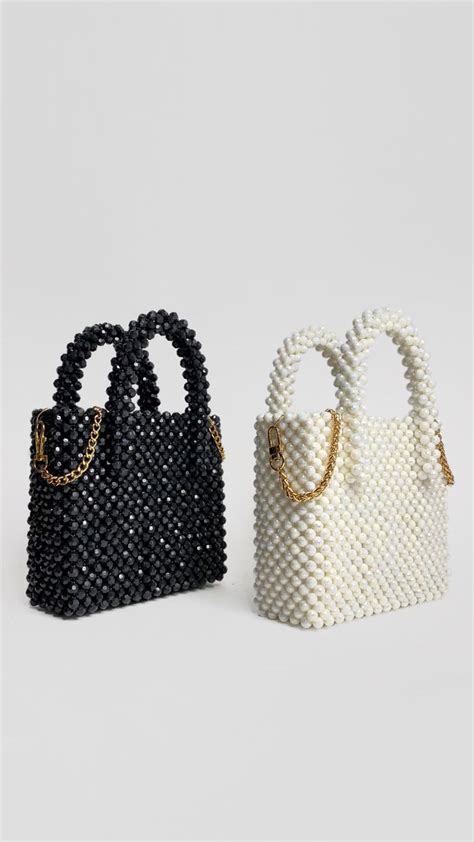 M By Nothing Pursonal In Hand Beaded Bag Beaded Bags Beaded