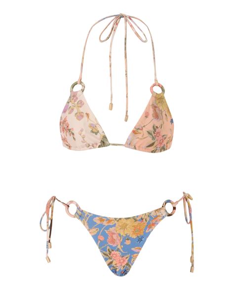 August Spliced Ring Tie Bikini Spliced Online Zimmermann