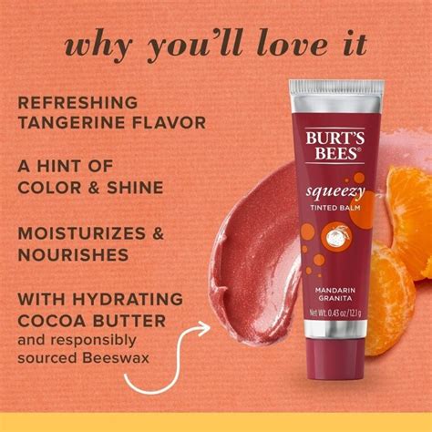 Squeezy Tinted Lip Balm Burt S Bees Ca