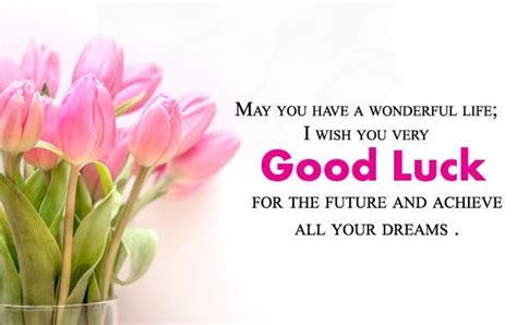 Good Luck Wishes For Future Every Now And Then We Compliment Each